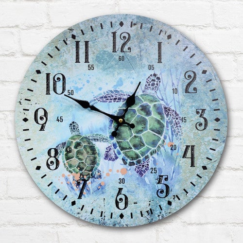 Sea Turtles Wall Clock