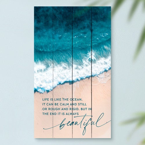 Life & the Ocean Pallet Wall Art