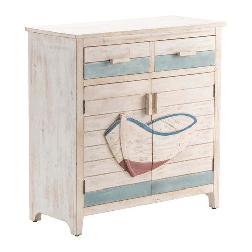 Seafarer's Rowboat Coastal Cabinet