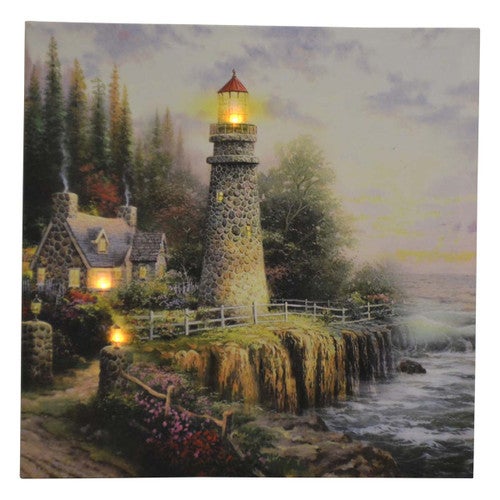Seaside Beacon Light Up Wall Art