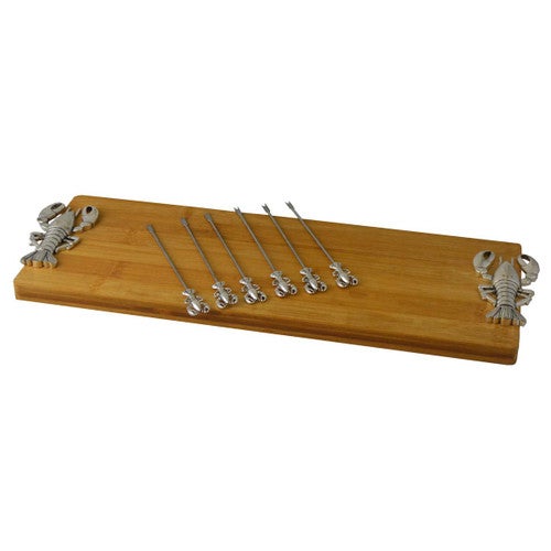 Nautical Lobster Serving Board 7 Pc. Set