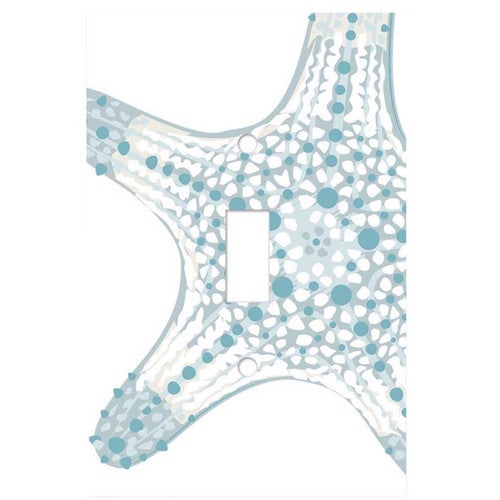 Blue Starfish Switch Plates