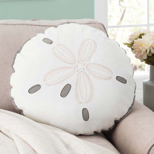 Beige Sand Dollar Pillow