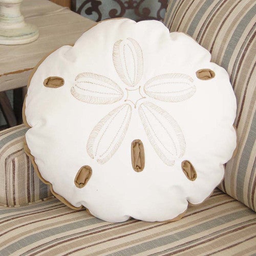 Beige Sand Dollar Pillow