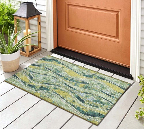 Green Lagoon Serenity Mat - 2 x 4 - OUT OF STOCK UNTIL 05/28/2025