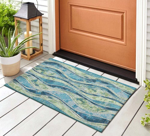 Blue Lagoon Serenity Mat - 2 x 3 - OUT OF STOCK UNTIL 04/23/2025