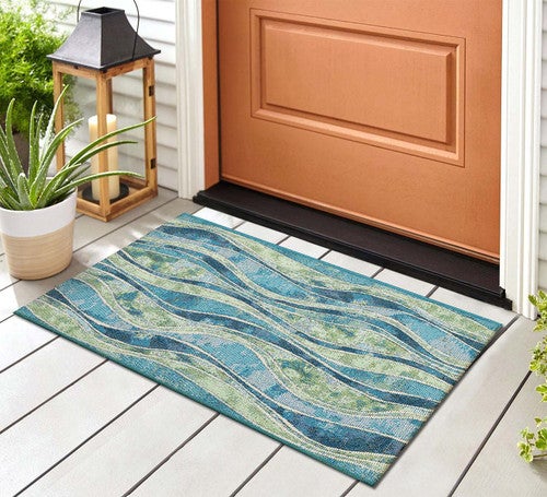Blue Lagoon Serenity Mat - 2 x 4 - OUT OF STOCK UNTIL 04/23/2025