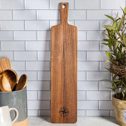 Scope Teak Appetizer Serving Board