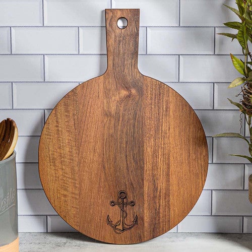Harbor Teak Round Serving Board