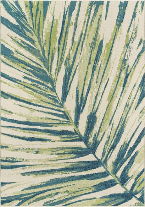 Aqua Breeze Palm Indoor/Outdoor Rug Collection