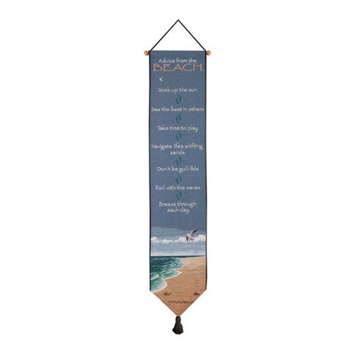 Beach Wisdom Bell Pull