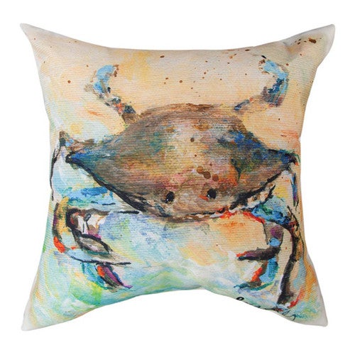 Coastal Crustacean Indoor/Outdoor Pillow