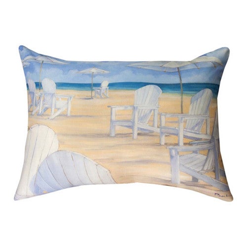 Beachside Relaxation Indoor/Outdoor Pillow