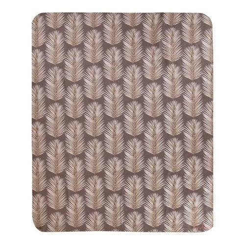 Tropical Elegance Fleece Throw - Brown