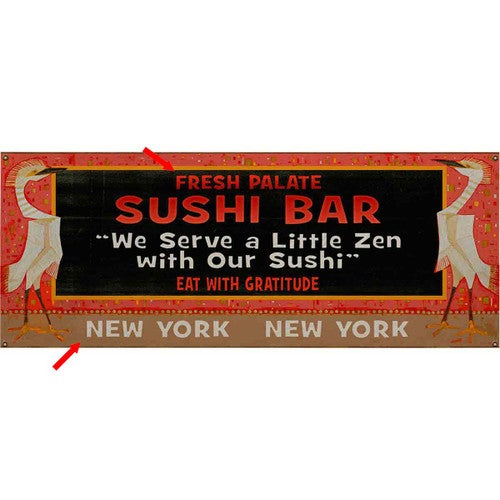 Fresh Palate Sushi Personalized Wall Art