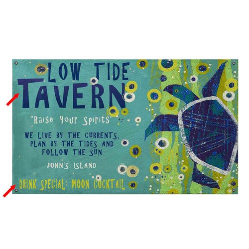 Low Tide Tavern Personalized Wall Art