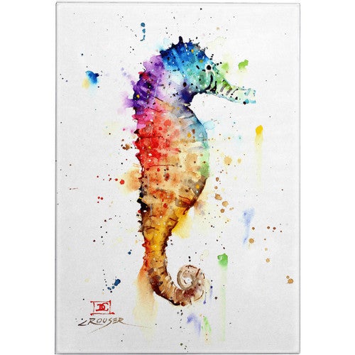 Seahorse Metal Box Wall Art
