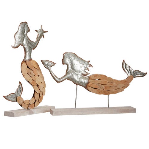 Weathered Waves Mermaids - Set of 2