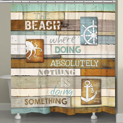 Doing Something Shower Curtain