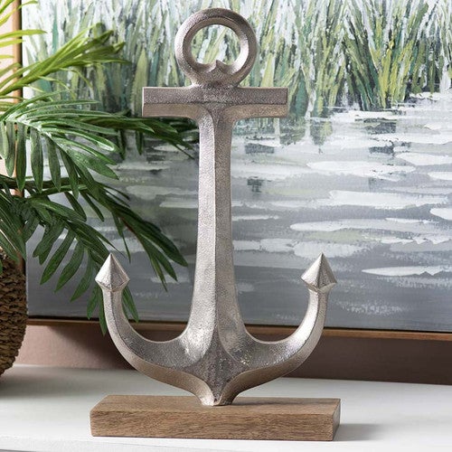 Nautical Legacy Silver Anchors - Set of 2