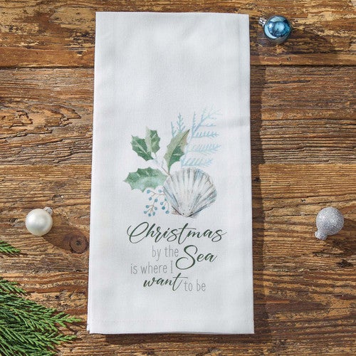 Christmas Sea Breeze Dishtowel - Set of 4 - OUT OF STOCK UNTIL 06/04/2025