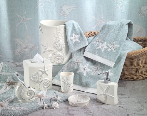 Bayside Seashells Bath Accessories