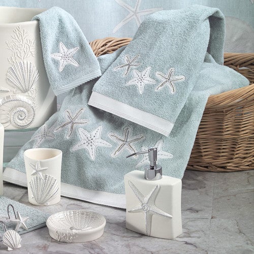 Bayside Seashells Towel Collection