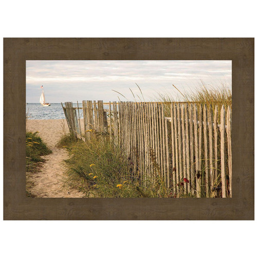 Beach Path Framed Canvas