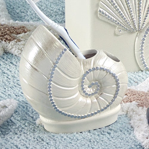Bayside Seashells Toothbrush Holder