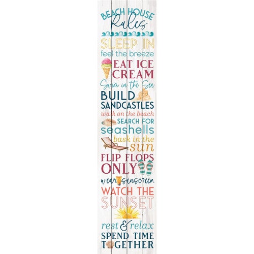 Beach Rules Wall Art