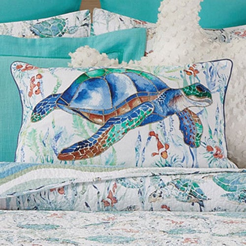 Sea Turtle Accent Pillow