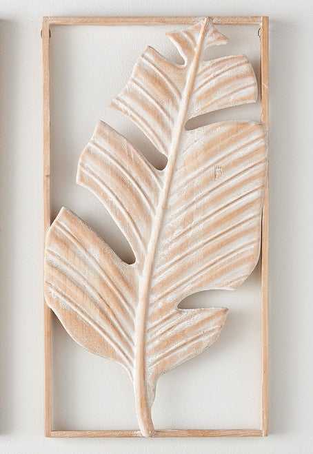 Sunbleached Palms Split Leaf Wall Hanging