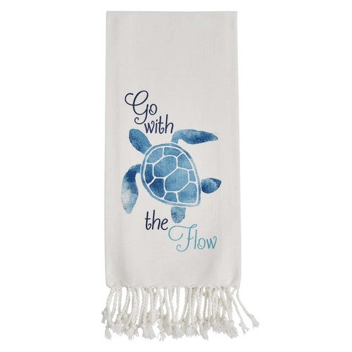 Turtle Flow Dishtowels - Set of 4