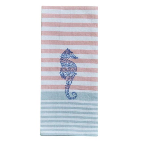 Ocean Friends Seahorse Dishtowels - Set of 4