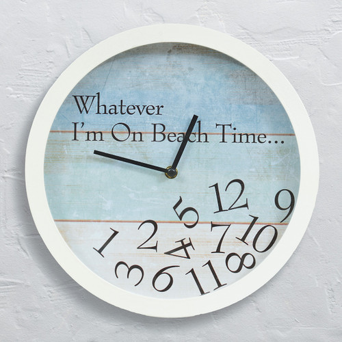 Beach Time Wall Clock