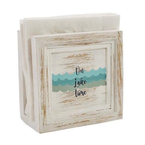 Rustic Lake Napkin Holder