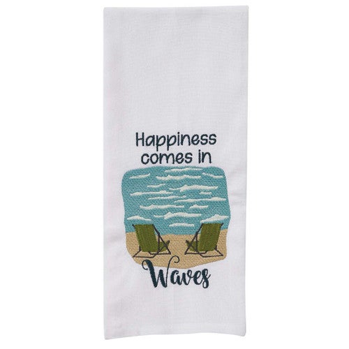 Waves of Bliss Dishtowels - Set of 4
