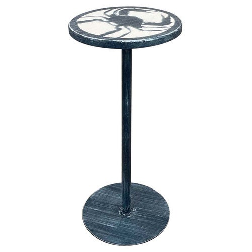 Navy Crab Drink Table