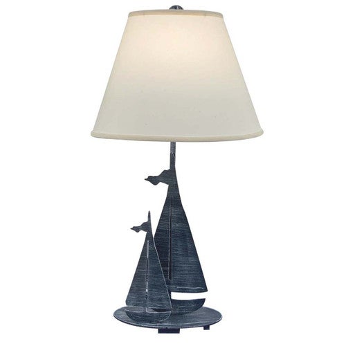 Nautical Blue Boats Table Lamp