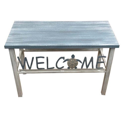 Turtle Welcome Bench