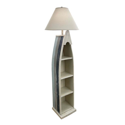 Maritime Boat Shelf Floor Lamp