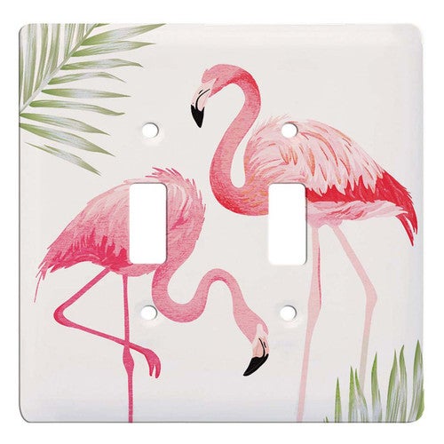 Flamingo Balance Double Switch Plate