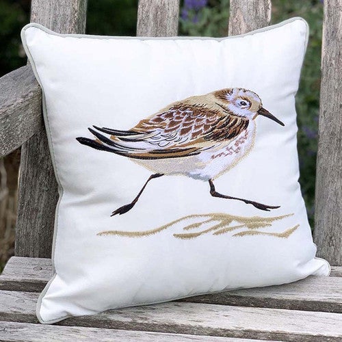 Running Shorebird Indoor/Outdoor Pillow