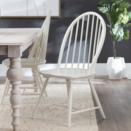 Patrice White Dining Chair - Set of 2