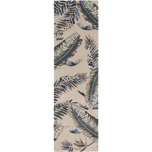 Feather Palm Rug - 2 x 8
