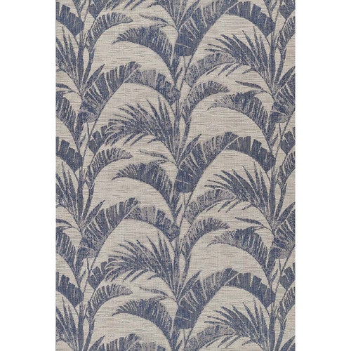 Blue Summer Palm Indoor/Outdoor Rug Collection