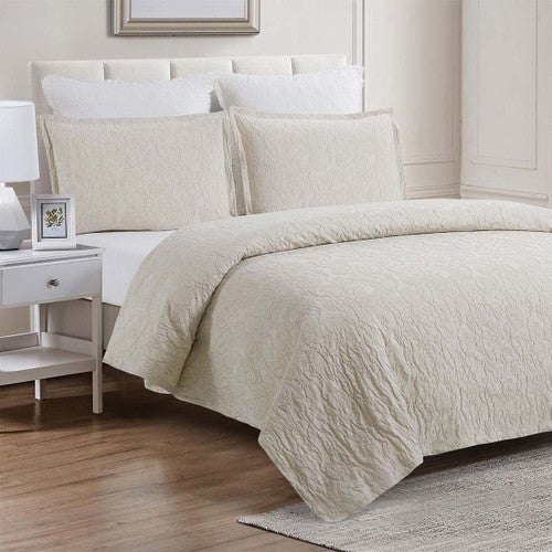 Seagrass Pebble Coverlet Bedding Collection