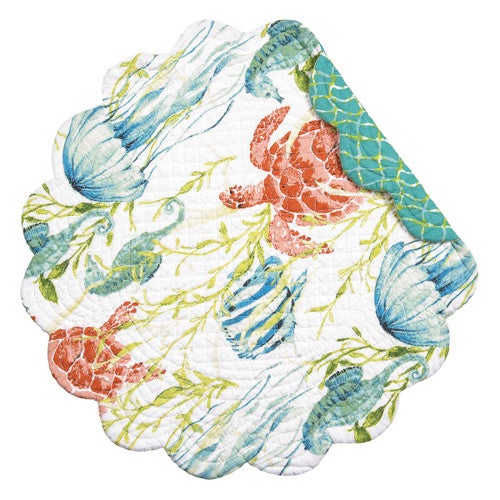 Sea Life Round Placemats - Set of 6