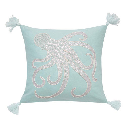 Glimmering Octopus Pillow