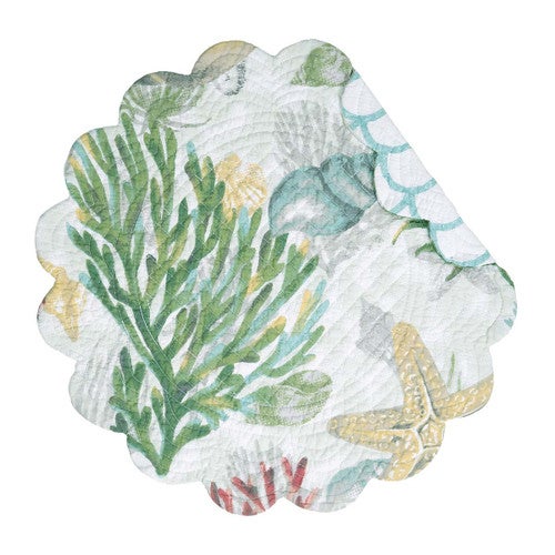 Sea Garden Escape Round Placemats - Set of 6 - OUT OF STOCK UNTIL 06/04/2025
